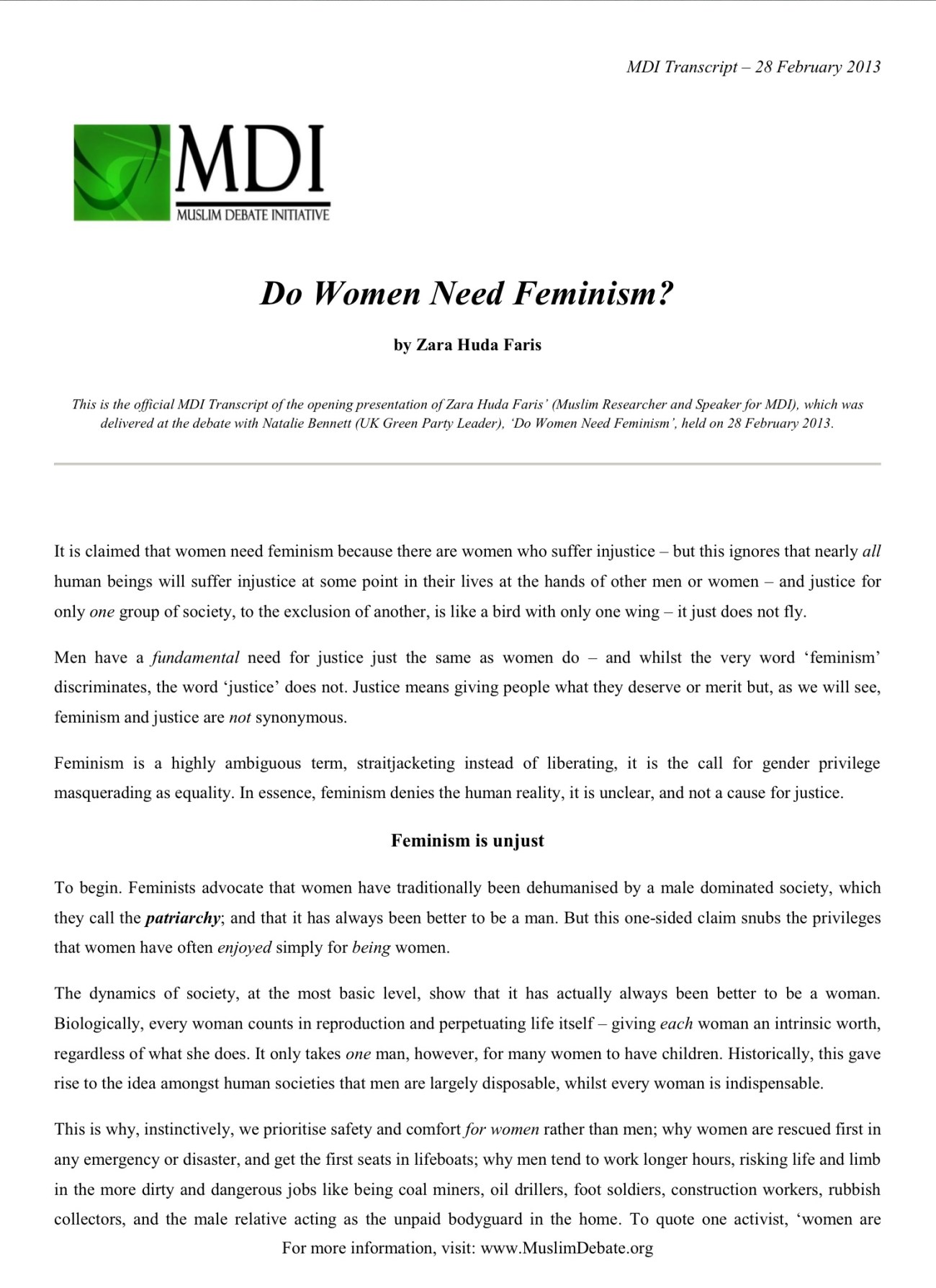 fem transcript photo